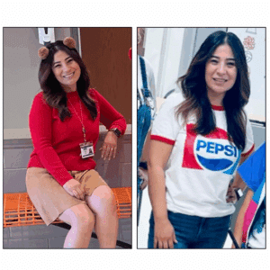 Maria’s before and after results: Overcoming Hashimoto’s Through Fitness with strength gains and improved energy.