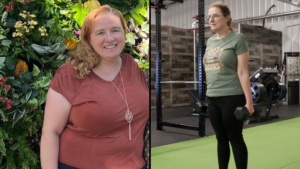 Postpartum strength training success story — Julie at Future Fitness Training